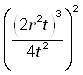 Explain what you would do first to simplify the expression below. Justify why, and then state the r