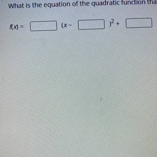 Type the correct answer in each box. Use numerals instead of words.

What is the equation of the q