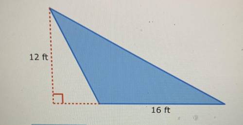 Please I need help ASAP ;-;

Image is above
What is the area of the shaded region?
_____ Square un