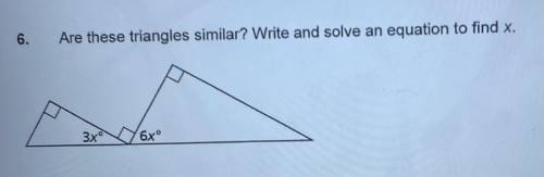 <3x and <6x 
There are three 90 degree angles...
(Thanks for all the help <3)