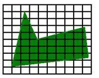 What is the approximate area of the figure below? A. 27 square units B. 29 square units C. 30 squar