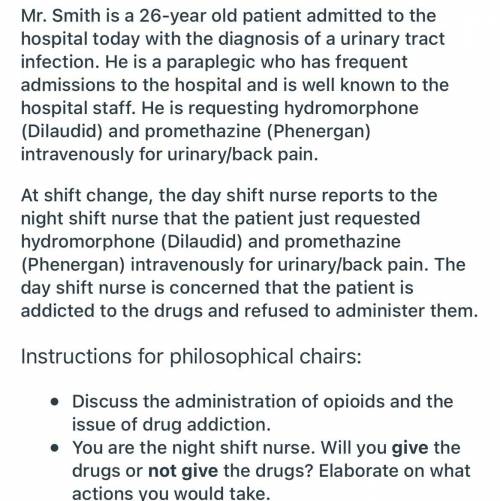 Discuss the administration of opioids and issue drug addiction. Should a nurse recommend the drugs