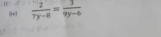 Solve these equation