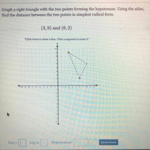 Someone help me and please show me how you got the answer like the work and this is Pythagorean