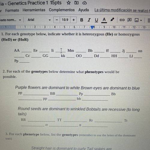 Please help.... 
Genetics Practice Problems