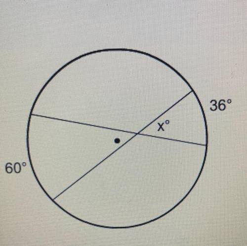 11. What is the value of x?
A 48
B 30
C 60
D 36