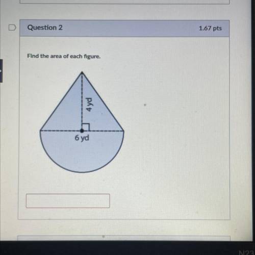 Find the area of the object