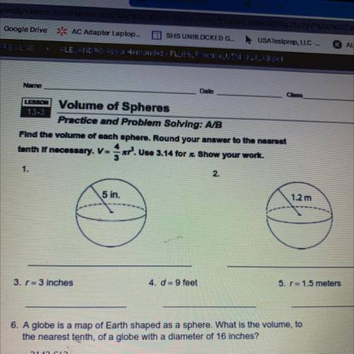 Need all answers for 1, 2, 3, 4 , 5. Who ever answers them first will be mark brainliest!