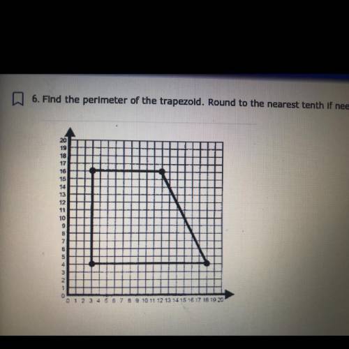 Find the perimeter of the trapezoid round to the nearest 10th if NEEDED