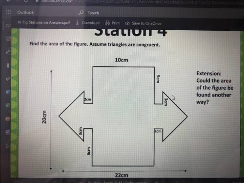 HELP PLEASE! I’ll mark you brainliest! What is the area of the irregular figure?