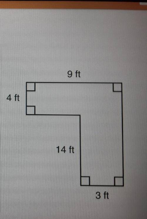 Area & Surface Area:Question 5

Enter the area of the entire figure, in square feet. 9 ft Ente