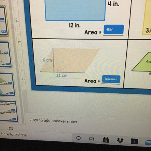 Please help me out 
Find the area of the triangle.