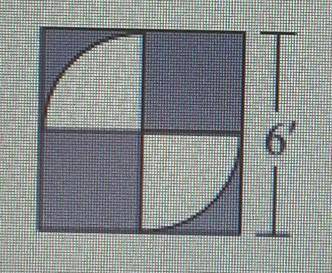 Q3 A dart is randomly thrown and lands within the boundaries of a 6 foot by 6 foot square. The unsh