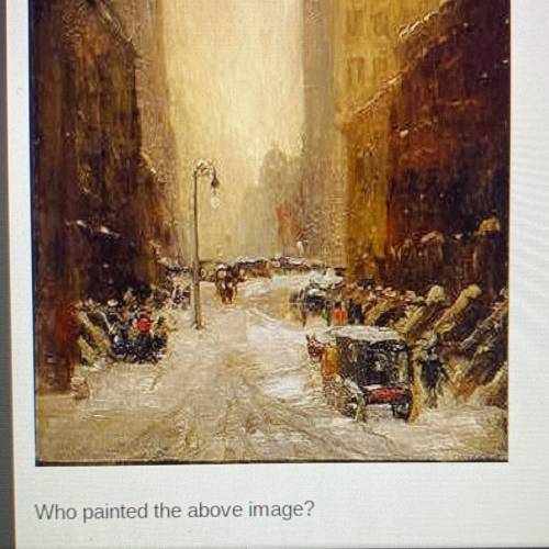 Who painted the above image?