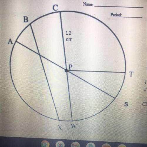 Please help! No links and no just saying random stuff.

Center:_____
Radius:_____
# of radi:____
D