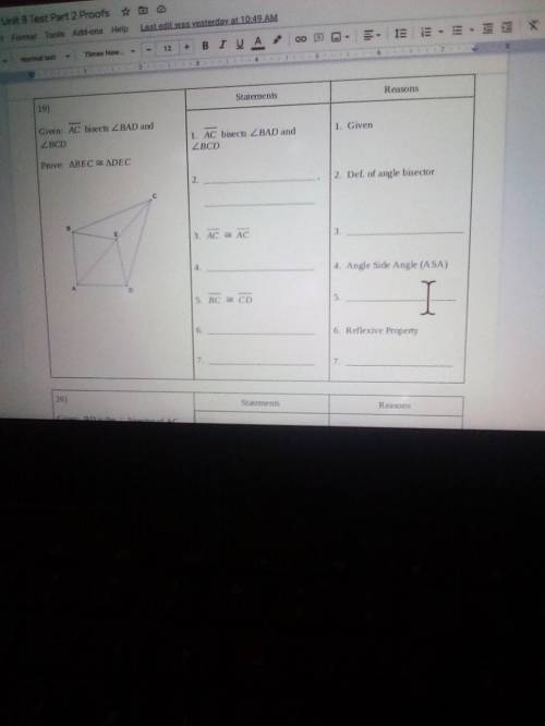 I need someone who knows 9th grade geometry to help will my congruence proofs and reasons. Will nam