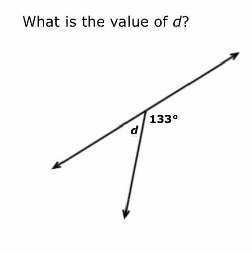 What is the value of d?