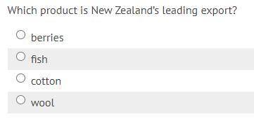 Which product is New Zealand Leading Exports- Improper answers and links will be reported