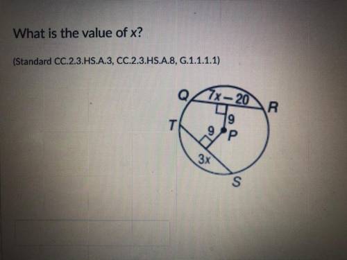 What is the value of x