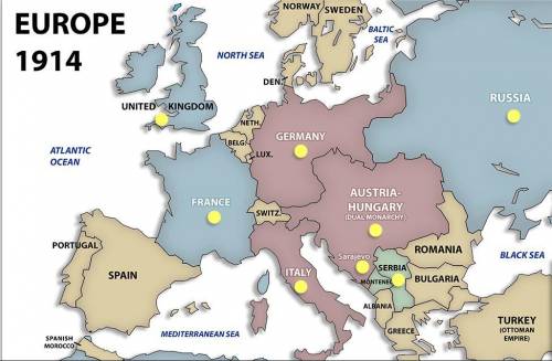 WILL GIVE BRAINLILEST

Based on the map, which alliance had a greater advantage 1914? Explain.
