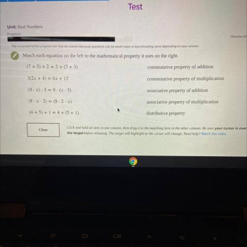 (7 + 3) + 2 = 2 + (7 + 3)

3(2x + 4) = 6x + 12
(9. x)3 = 9. (x · 3)
(8.x. 2) = (8.2.x)
(4 + 5) + 1