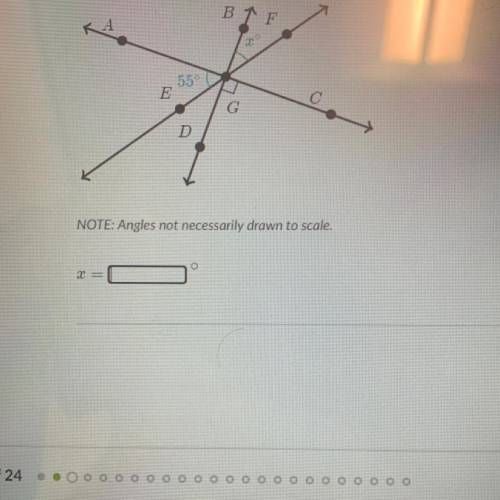 Note: angles not necessarily drawn to scale.