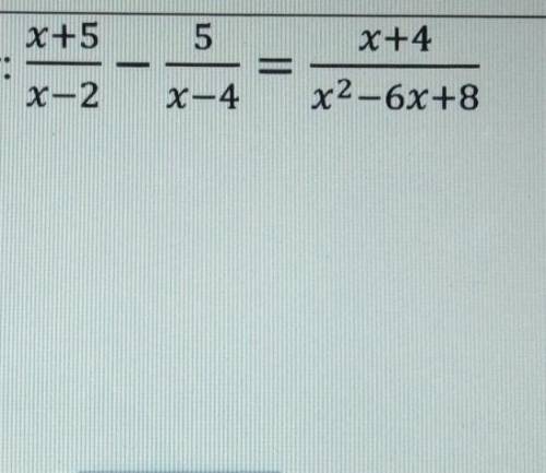 Solve for all values of x: ​