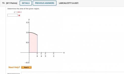 Help with the calculus problem please