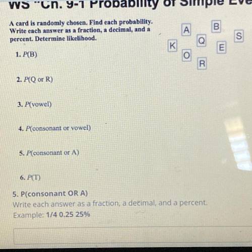 Plsss help ASAP with #5!!