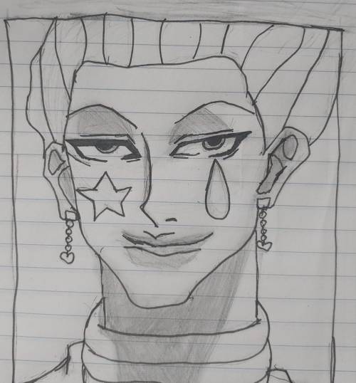 I drew hisoka it sucks​