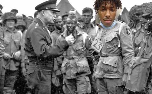 Nba Youngboy after killing Adolf Hitler which caused the end of world war 2 and fall of the nazi pa