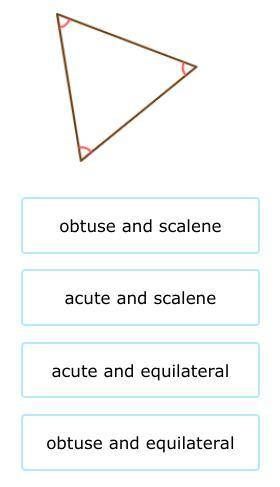 Classify this triangle by its sides and angles.