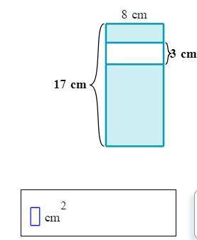 A rectangular region is removed from another rectangular region to create the shaded regions shown