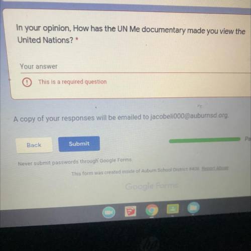 In your opinion, how has the UN me documentary made you feel the United States? Please help