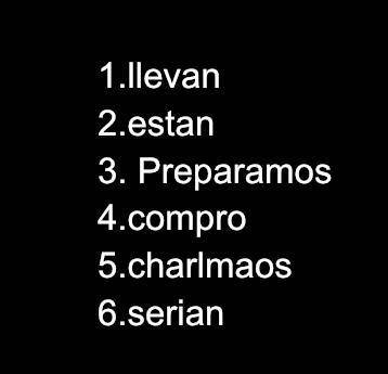 1. ¿A qué lugar los  Daniel? (llevar)

2. Daniel y sus amigos  juntos todo el tiempo. (estar)
3. Da