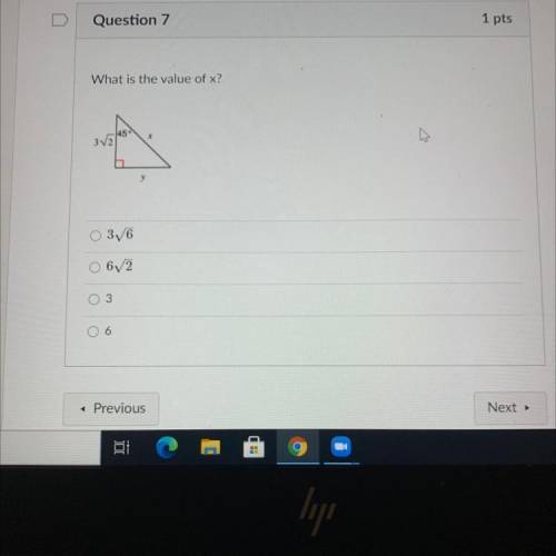 What is the value of x?