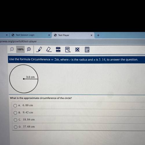 50 POINTS PLEASE HELP!!! Use the formula Circumference = 2nr, where r is the radius and a is 3. 14,