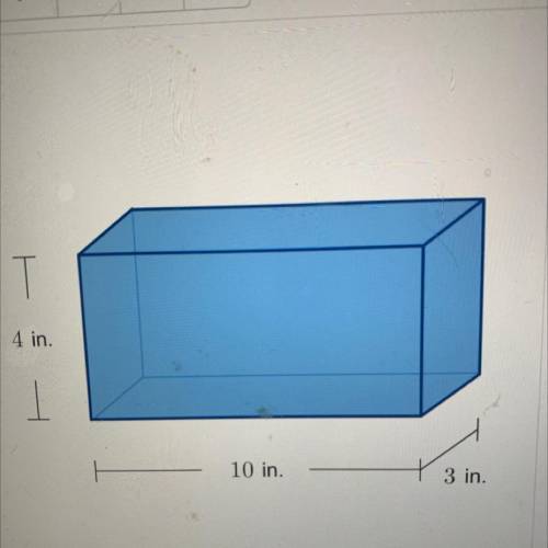 X
How many 1 -by-1 -by-1 -inch cubes fit inside of this
rectangular prism?