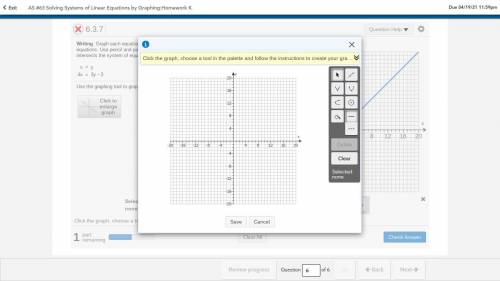 Graph each equation. Determine the solution of the system of equations. Use pencil and paper. Expla