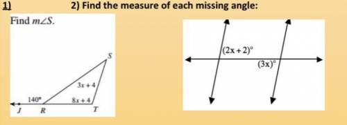 Please help me solve these two questions
