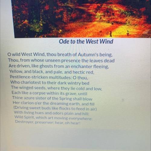 What is the rhyme scheme in Ode to the West Wind?