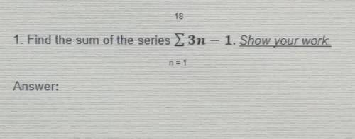 Unit test part 2 sequences and series​