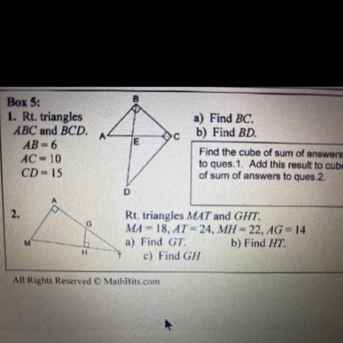 Look at the photo and if u would please ignore the find a cube of sum of answers box on the side