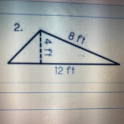 What is the area?
(Picture above) 
Please please help! I will put Brainliest!!!