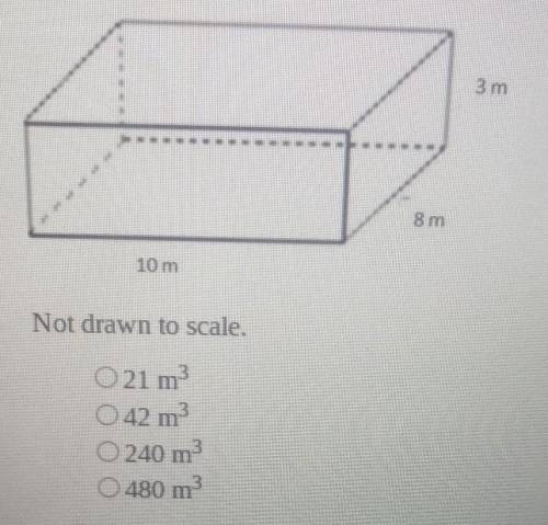 Find the volume of the rectangular prism. ​