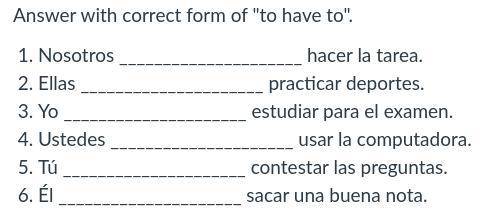 Please help me with my spanish homework...