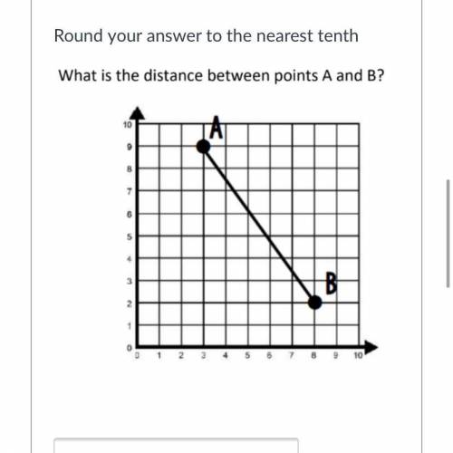 What is the distance between points A and B