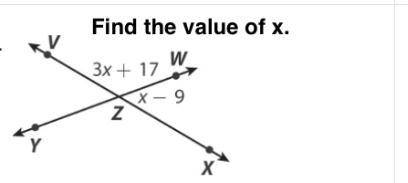 Find the value of x in this screenshot