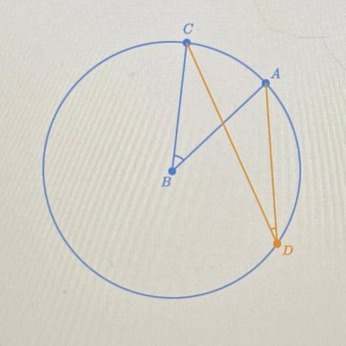 A circle is centered on point B. Points A, C and D lie on its circumference.

If ZABC measures 40°