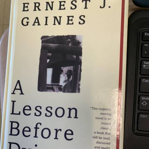 What does Grant say that shows he wants to avoid seeing Emma?(page 10-11) The book is call A lesson